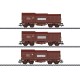 Marklin 46873 Coffret de trois wagons à capots télescopiques