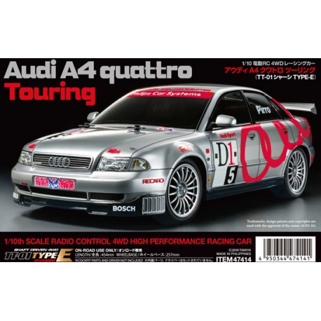 Tamiya Audi A4 Quattro Touring TT01E Kit 47414