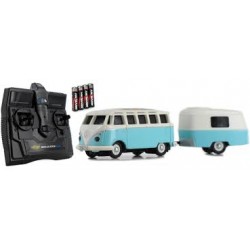 VW Combi Split Samba + Caravane RC Carson.