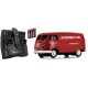 VW Combi Split Samba + Caravane RC Carson.