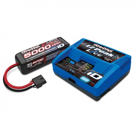 Traxxas 4S SET (1X 2888X 14.8V LIPO & 1X2971G ID CHARGER