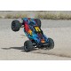 TRAXXAS RUSTLER 4X4 VXL ID TSM RTR 67076-4 (SANS ACCU/CHARGEUR) TRX67076-4