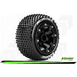 Louise RC - ST-HORNET - Set de pneus Truck 1-16 - Monter - Sport - Jantes 2.2 Noir - Hexagone 12mm - L-T3172SB