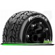 Louise RC - ST-ROCKET - Set de pneus Truck 1-16 - Monter - Sport - Jantes 2.2 Noir - Hexagone 12mm - L-T3188SB