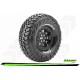 Louise RC - CR-GRIFFIN - Set de pneus Crawler 1-10 - Monter - Super Soft - Jantes 1.9 Noir - Hexagone 12mm - L-T3230VB