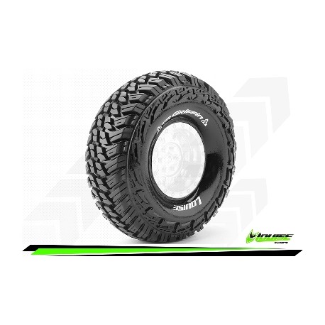 Louise RC - CR-GRIFFIN - Jeu de pneus Crawler 1-10 - Super Soft - pour Jantes 1.9 - L-T3230VI