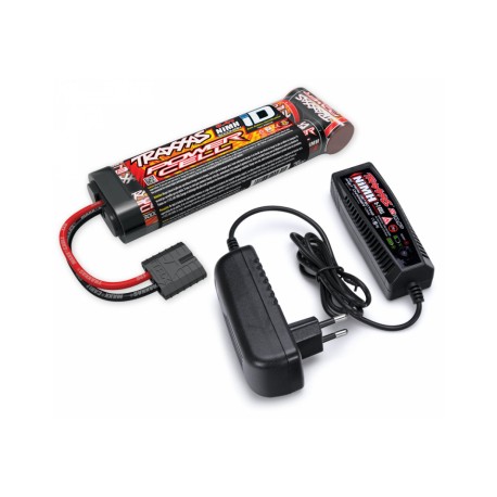 TRAXXAS BATTERY/CHARGER COMPLETER PACK 2969 CHARGER AND 2923X FLAT BATTERY