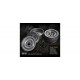 GMade Jantes Acier SR03 1.9 BeadLock SemiGloss Silver (x2) GM70182