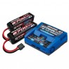 Traxxas Pack Traxxas 8S avec iD chargeur EZ-Peak Live Dual (2973G ) et deux batteries 4S ( 2x 2890X )TRX2997