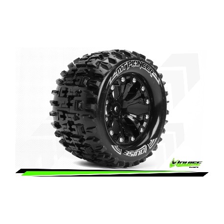 Louise RC - MT-PIONEER - Monter - Sport - Jantes 2.8 Noir - 0-Offset - Hexagone 12mm - L-T3202SB