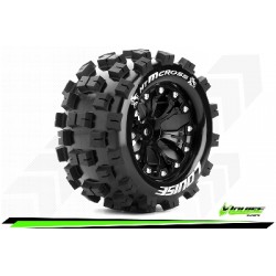 Louise RC - MT-MCROSS - Monter - Sport - Jantes 2.8 Noir - 0-Offset - Hexagone 12mm - L-T3274SB