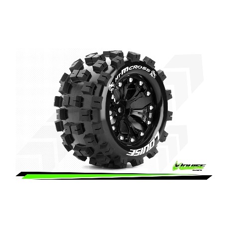 Louise RC - MT-MCROSS - Monter - Sport - Jantes 2.8 Noir - 0-Offset - Hexagone 12mm - L-T3274SB