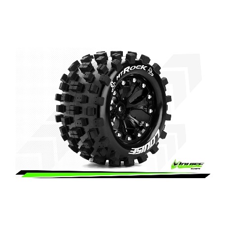 Louise RC - MT-ROCK- Monter - Sport - Jantes 2.8 Noir - 0-Offset - 12mm - L-T3275SB