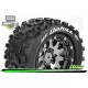 Louise RC - MFT - MT-UPHILL - Monter - Sport - Jantes 2.8 Bead-Lock Chrome-Noir - 0-Offset - Hexagone 12mm - L-T3309SBC