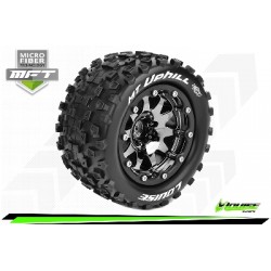 Louise RC - MFT - MT-UPHILL - Monter - Sport - Jantes 2.8 Bead-Lock Chrome-Noir - 1/2-Offset - Hexagone 12mm - L-T3309SBCH