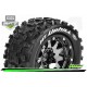 Louise RC - MFT - MT-UPHILL - Monter - Sport - Jantes 2.8 Bead-Lock Chrome-Noir - 1/2-Offset - Hexagone 12mm - L-T3309SBCH