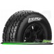 Louise RC - SC-ROCKET - Monter - Soft - Jantes Noir - Hexagone 12mm - SLASH 2WD - Avant - L-T3154SBTF