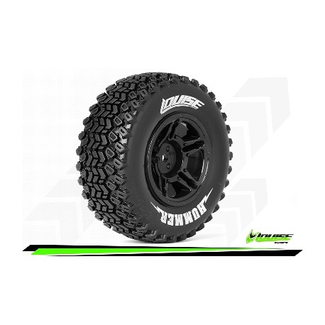 Louise RC - SC-HUMMER - Monter - Soft - Jantes Noir - Hexagone 12mm - SLASH 2WD Arr. - SLASH 4X4 Av/Ar - L-T3224SBTR