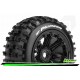 Louise RC - ST-PIONEER - 1-8 Stadium Truck Tire Set - Monter - Sport - Jantes type Bead 3.8 Noir - Hexagone 17mm - L-T3287B