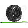Louise RC - ST-ULLDOZE - 1-8 Stadium Truck Tire Set - Monter - Sport - Jantes type Bead 3.8 Noir - Hexagone 17mm - L-T3288B