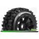 Louise RC - B-PIONEER - Set de pneus Buggy 1-5 - Monter - Sport - Jantes Bead-Lock Noir - Hexagone 24mm - Arr. - L-T3243B