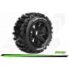 Louise RC - B-ULLDOZE - Set de pneus Buggy 1-5 - Monter - Sport - Jantes Bead-Lock Noir - Hexagone 24mm - Arr. - L-T3244B
