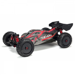 ARRMA 1/8 TYPHON 6S BLX 4WD BRUSHLESS BUGGY RTR, ROUGE/GRIS - ARA106046