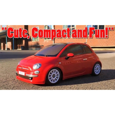 TAMIYA RTR "FIAT 500" PROFI RC-CAR EN ROUGE, ÉCHELLE 1:10 (35 CM) M03M 57787
