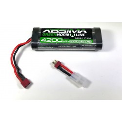 Absima NiMH Stick Pack 7.2V 4200 (T-Plug + Tamiya Adaptor)