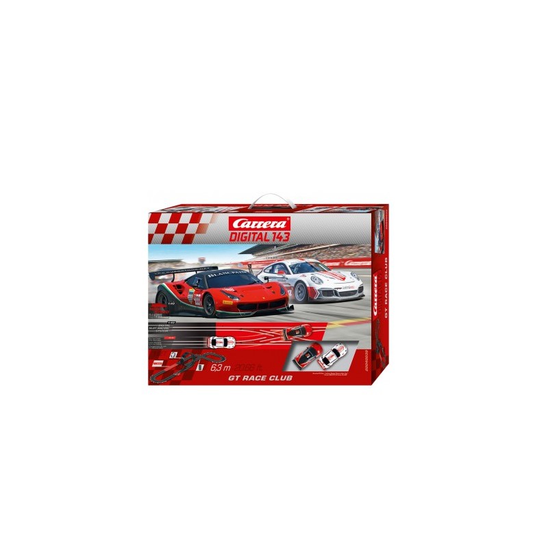 Carrera DIGITAL 143 40039 Coffret GT Race Club - Art Technic Modélisme