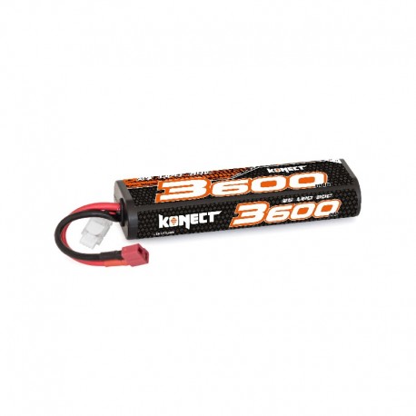 KONECT LIPO 3600MAH 7.4V 30C 2S1P 26.6WH (STICK PACK DEAN)