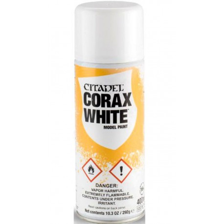 Peinture Citadel Corax White spray