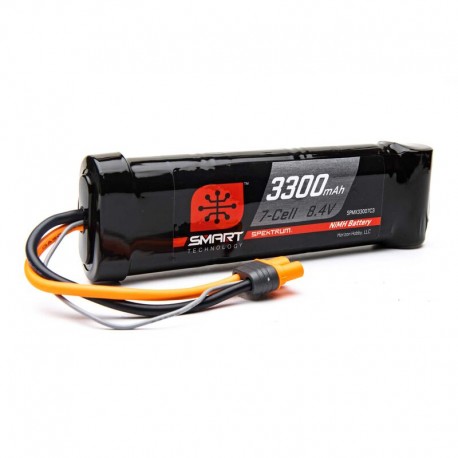 Spektrum 3300mAh 7-Cell 8.4V Smart NiMH Battery IC3