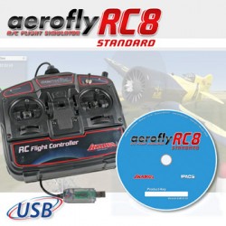 Ikarus Aerofly RC8 standard avec commande