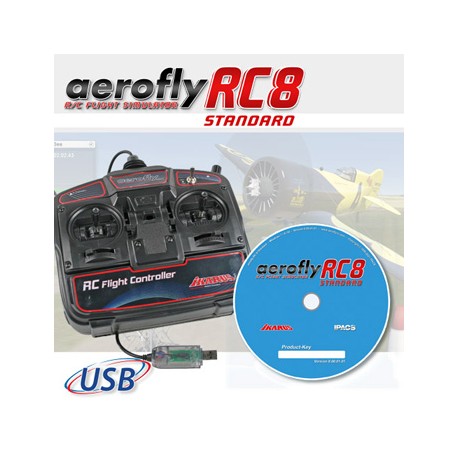 Ikarus Aerofly RC8 standard avec commande