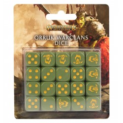 Warhammer Age Of Sigmar :Set de Dés Clans Guerriers Orruks