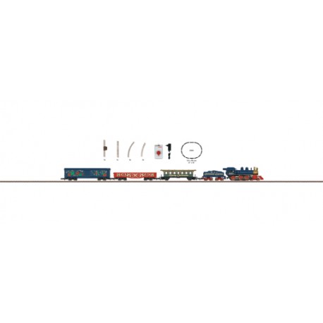 Marklin Z 81845 Coffret de départ "Noël". Train marchandises avec ovale de voie.
