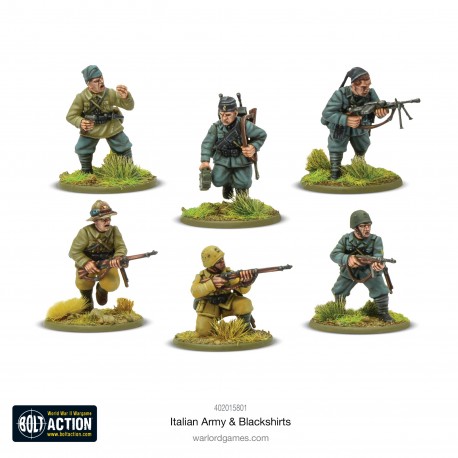 Warlord Games Armée italienne et chemises noires