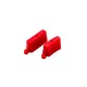 TURBO RACING ELEMENTS DE RAIL EN PLASTIQUE ROUGE POUR PISTE TURBO RACING (50 PCS)