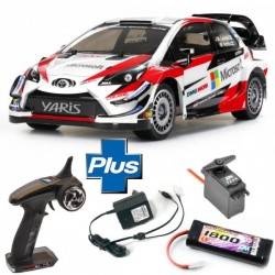 TAMIYA - LOT COMPLET TOYOTA KIT TT-02 YARIS WRT GAZOO RACING 58659L