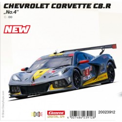 Carrera DIGITAL 124 23912 Chevrolet Corvette C8.R "No.4"