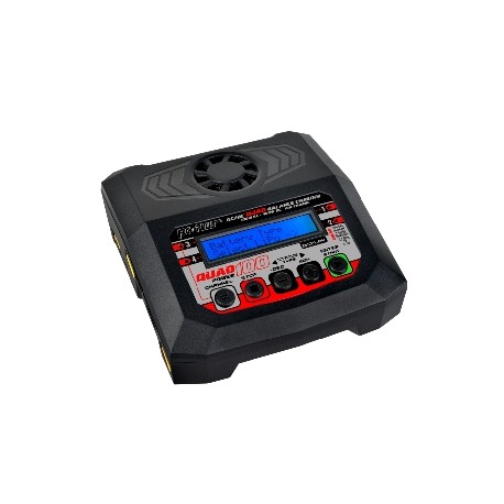 RC PLUS - POWER QUAD 100 CHARGER - AC 100W - DC 4X 100W - 4X 4S LIXX - 8 NIXX - 16V PB