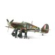 TAMIYA MAQUETTE AVION 37011 HAWKER HURRICANE MK.I AVEC 3 FIGURINES 1/48