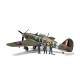 TAMIYA MAQUETTE AVION 37011 HAWKER HURRICANE MK.I AVEC 3 FIGURINES 1/48