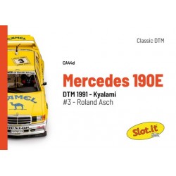 Slot.it CA44d Mercedes 190E DTM - n.3 Kyalami 1991