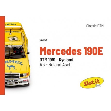 Slot.it CA44d Mercedes 190E DTM - n.3 Kyalami 1991