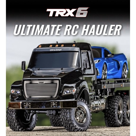 Traxxas TRX88086-4BLK Ultimate RC Hauler Truck noir