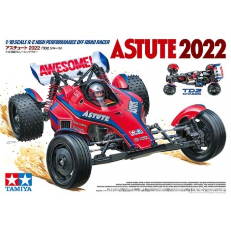 Tamiya TD2 Astute 2022 Rouge KIT 47482