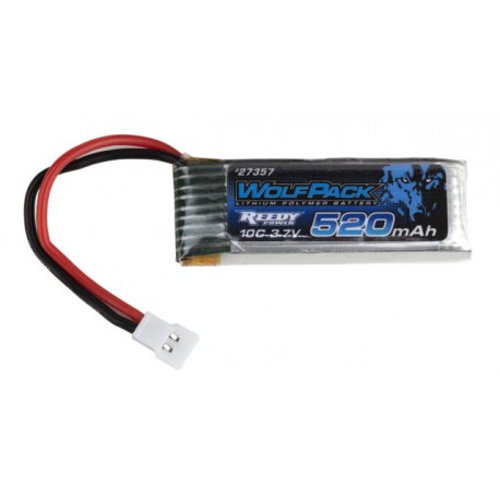 Team Associated 3.7V 520mAh 1S 10C Wolfpack LiPo Battery 27357