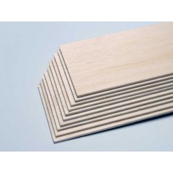 Planche de balsa 1,0 x 100 x 1000mm